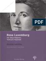 Annelies Laschitza Rosa Luxemburg Her Şeye Rağmen Tutkuyla Yaşamak Yordam Kitap