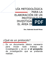 Guia Metodologica Pata La Elaboracion de Un Protocolo de Investigacion
