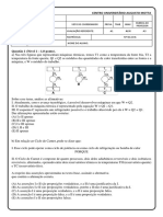 Termodinâmica A2 2022.1