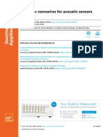 Magnetic Nanowires For Acoustic Sensors