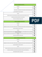 Check list y formato impresión presupuestos obras