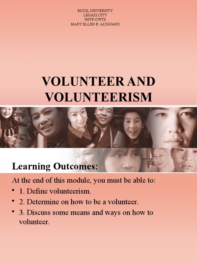 Volunteering visual data 2