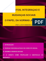 Conflito Integracao Mudancas Sociais