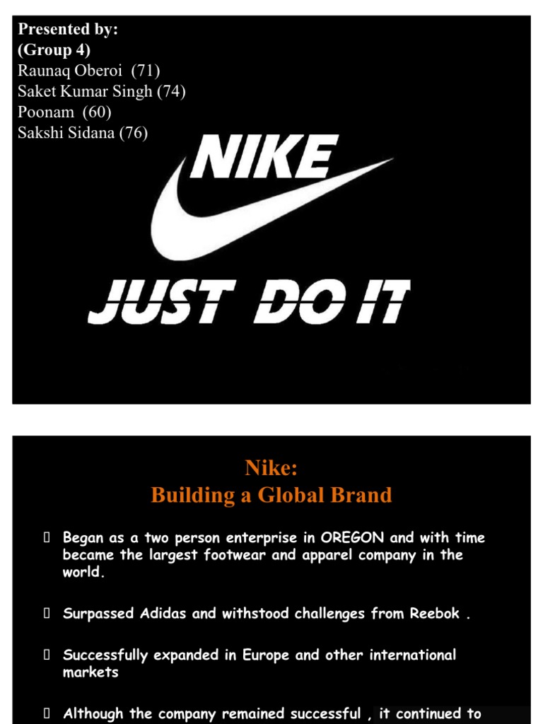Nike Our PDF Nike Sponsor