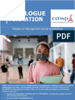 Catalogue Formation Mastere en Management Achat Et Logistique