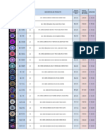 LED lighting product price list