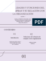 Responsabilidades y Funciones Del Área de Compras Con La Organizacion