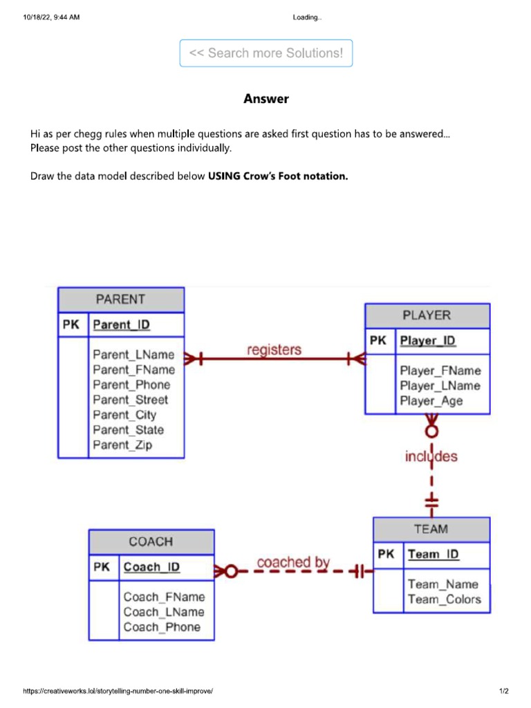 Data Model (Simple Case Study) | PDF