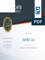 Certificate - Large Bowel
