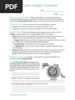 Activity 3.4 - Cycles of Matter