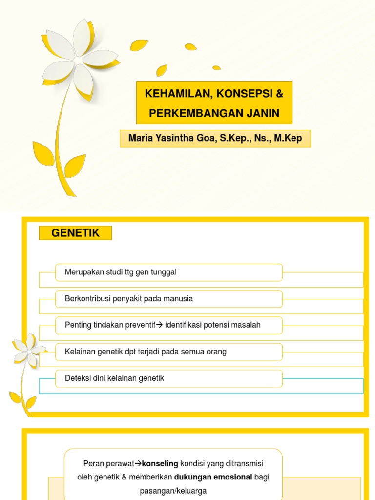 5.kehamilan, Konsepsi & Perkembangan Janin | PDF