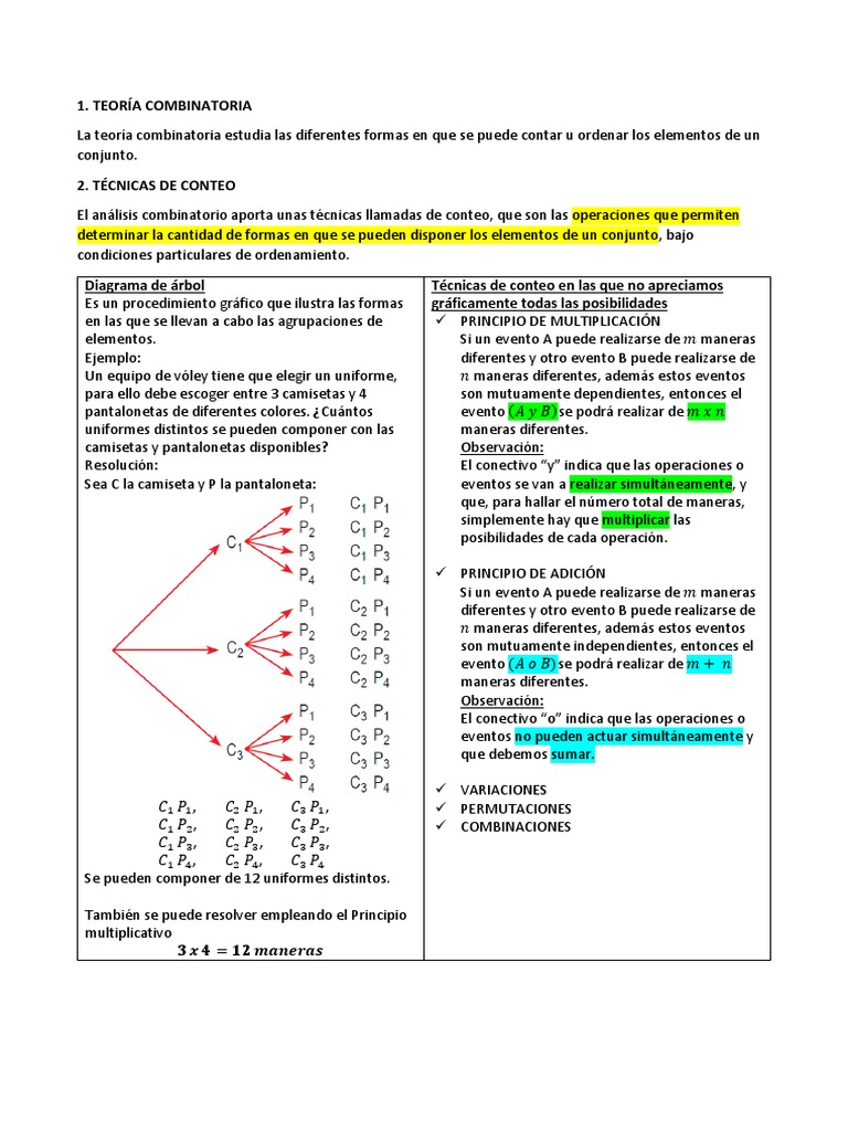 Clase 29 Analisis Combinatorio 24 de Oct Al 28 Oct c1 | PDF ...