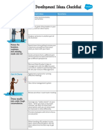 Great Manager Development Ideas Checklist