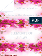 Elements of A Play Presentaion