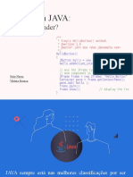 Linguagem JAVA Por Que Aprender