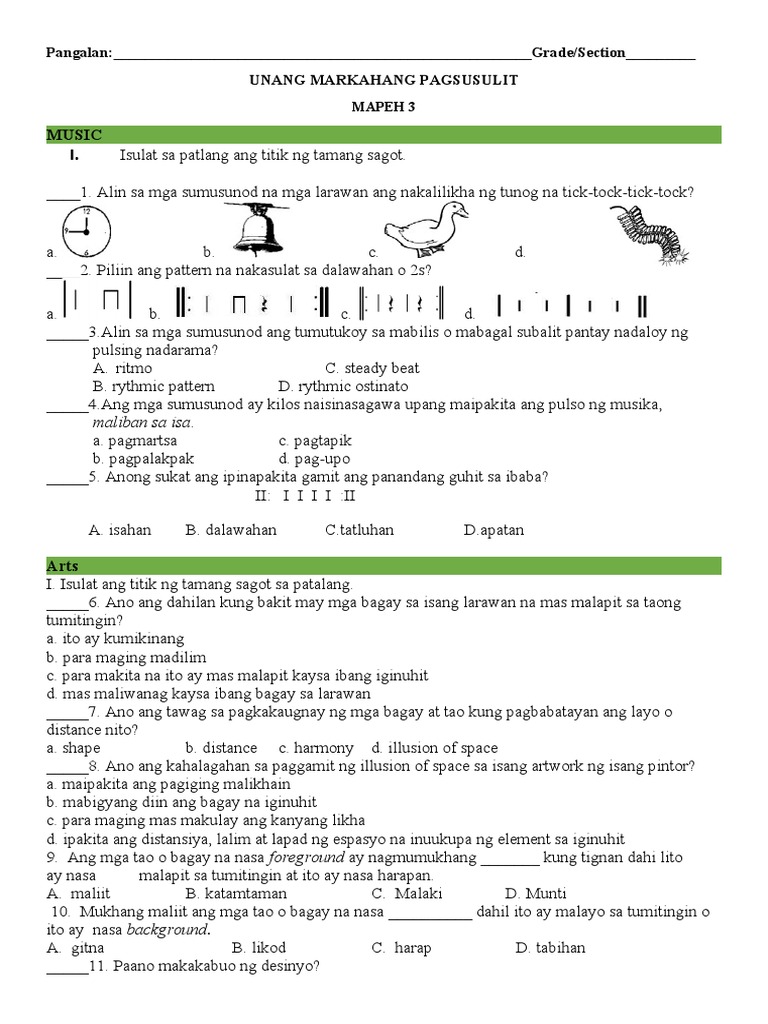 MAPEH | PDF