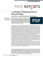 Purification of Nanoparticles by Size and Shape