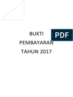 Bukti Pembayaran TAHUN 2017