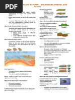 Plate Boundaries Notes