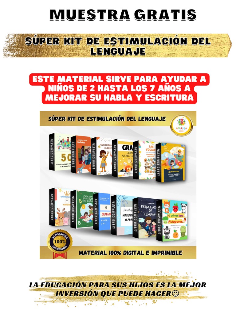 Muestra Gratis Kit de Estimulación Del Lenguaje PDF-1 | PDF
