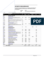 Presupuesto Desagregado: Proyecto Propietario Departamento Provincia Distrito Lugar Fecha