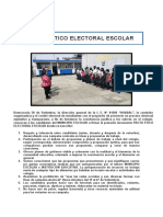 Acta Pacto Etico Electoral Escolar 2022