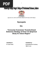 Chandra Amul Mrp Synopsis Report