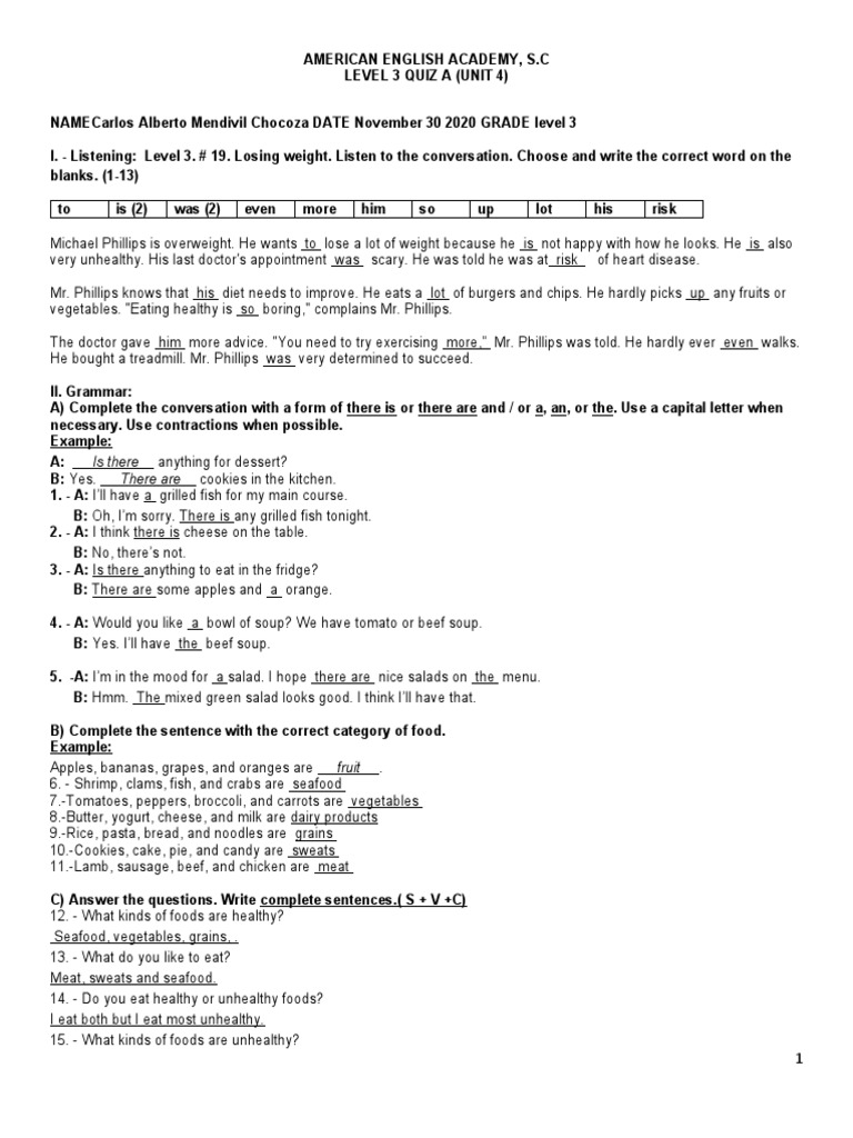 Quiz 4 Level 3 English PDF Robot Robotics