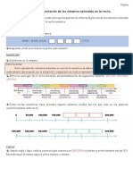 clase Representación de los números naturales en la recta.