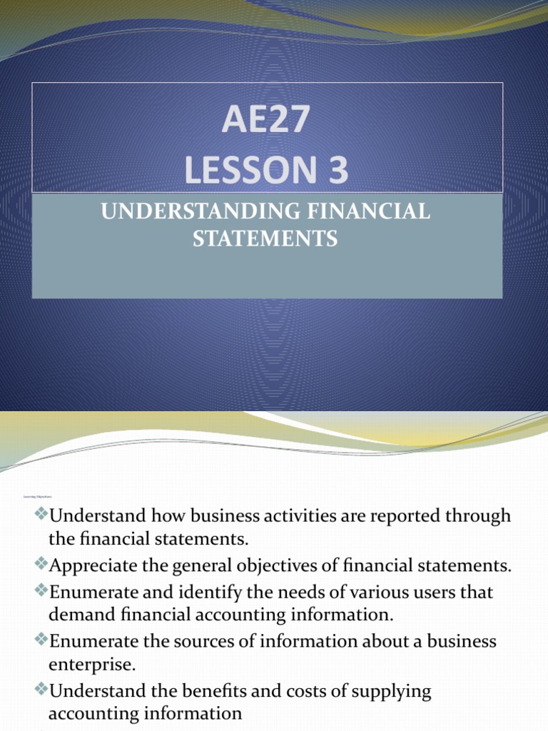 Financial Statements Guide | PDF | Balance Sheet | Cost Of Goods Sold