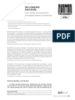 O Consumo e o Não Consumo - Flashes de Uma Discussão - Carrascoza