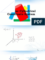 2D Circular Cylidrical Coordinate System