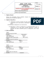 Formato de Informe Identificación de Las Propiedades Físicas