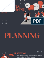 Planning Programming 1