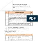 Observación de Auditoría Preliminar 