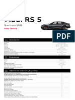 RS 5 SB - Audi - Ficha Tecnica - MY 2022