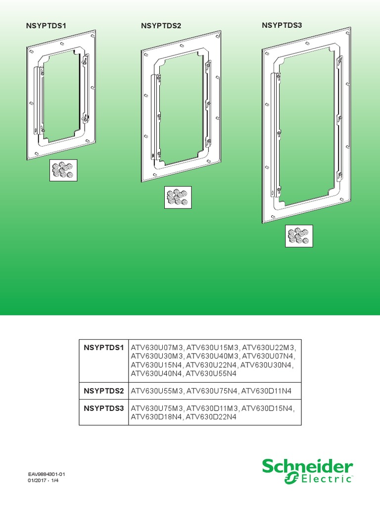 ATV Flush Mounting Kit IS NSYPTDS1S3 EAV9843101 01 PDF