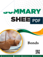 Summary Sheets Bonds
