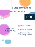 GROUP NO1 - Supplemental Services of The Architect