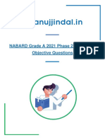 NABARD Grade A 2021 Phase 2 ESI ARD Objective Questions