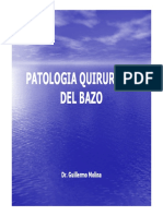 PATOLOGIA QUIRURGICA DEL BAZO Dr. Molina Modo de Compatibilidad1