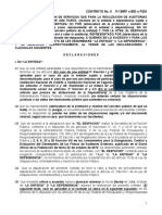 Contrato de auditoría externa