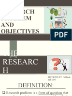 Research Problem and Objectives