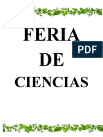 Proyecto de Feria de Ciencias