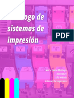 Catálogo Sistemas de Impresión, María Montoya