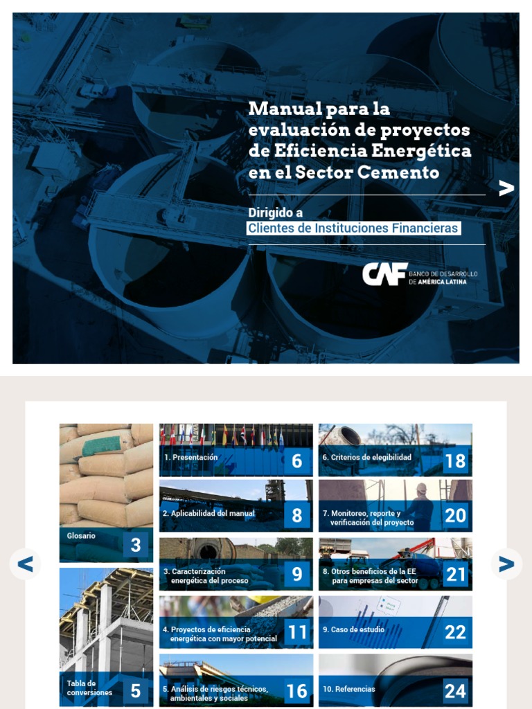 Manual de Eficiencia Energética en Cemento | PDF | Uso eficiente de ...