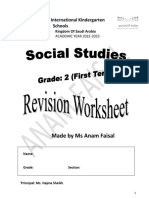 Revision Worksheet Social - Grade 2 (UnSolved) - 1st