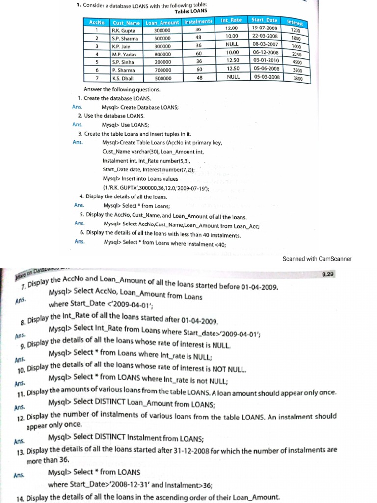 MySQL Practicals | PDF