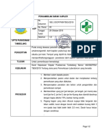 Sop Pengambilan Darah Kapiler