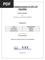 An 8086 Implementation of AES 128 Algorithm Report